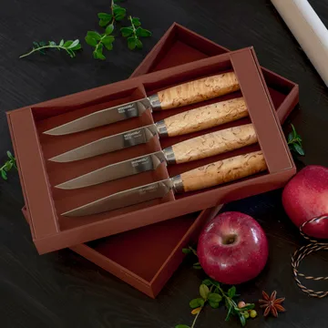 Morakniv Masur 牛排刀 四支装 - 自然色 - Morakniv