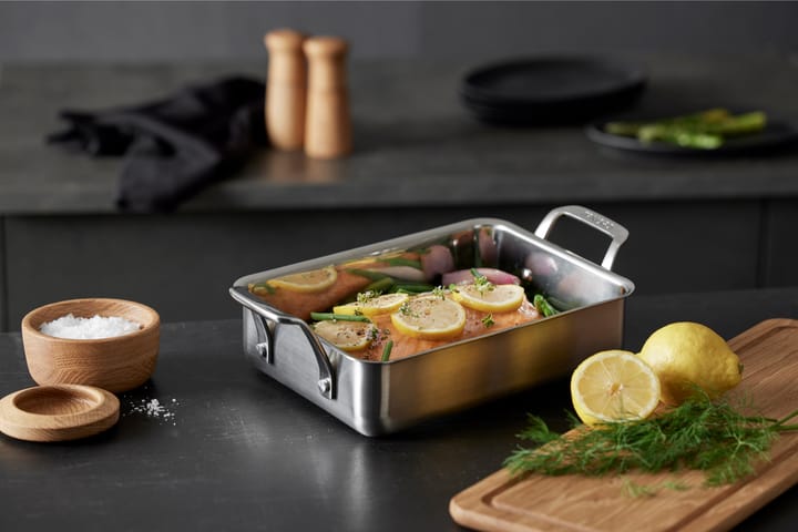 79NORD oven pan 34,5x20x9 cm, 不锈钢 Morsø