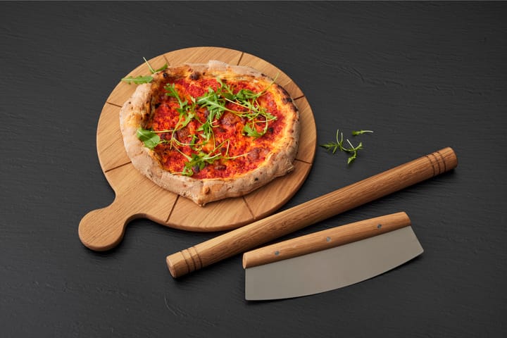 Foresta pizza 切菜板/砧板 with grooves, 自然木色 Morsø