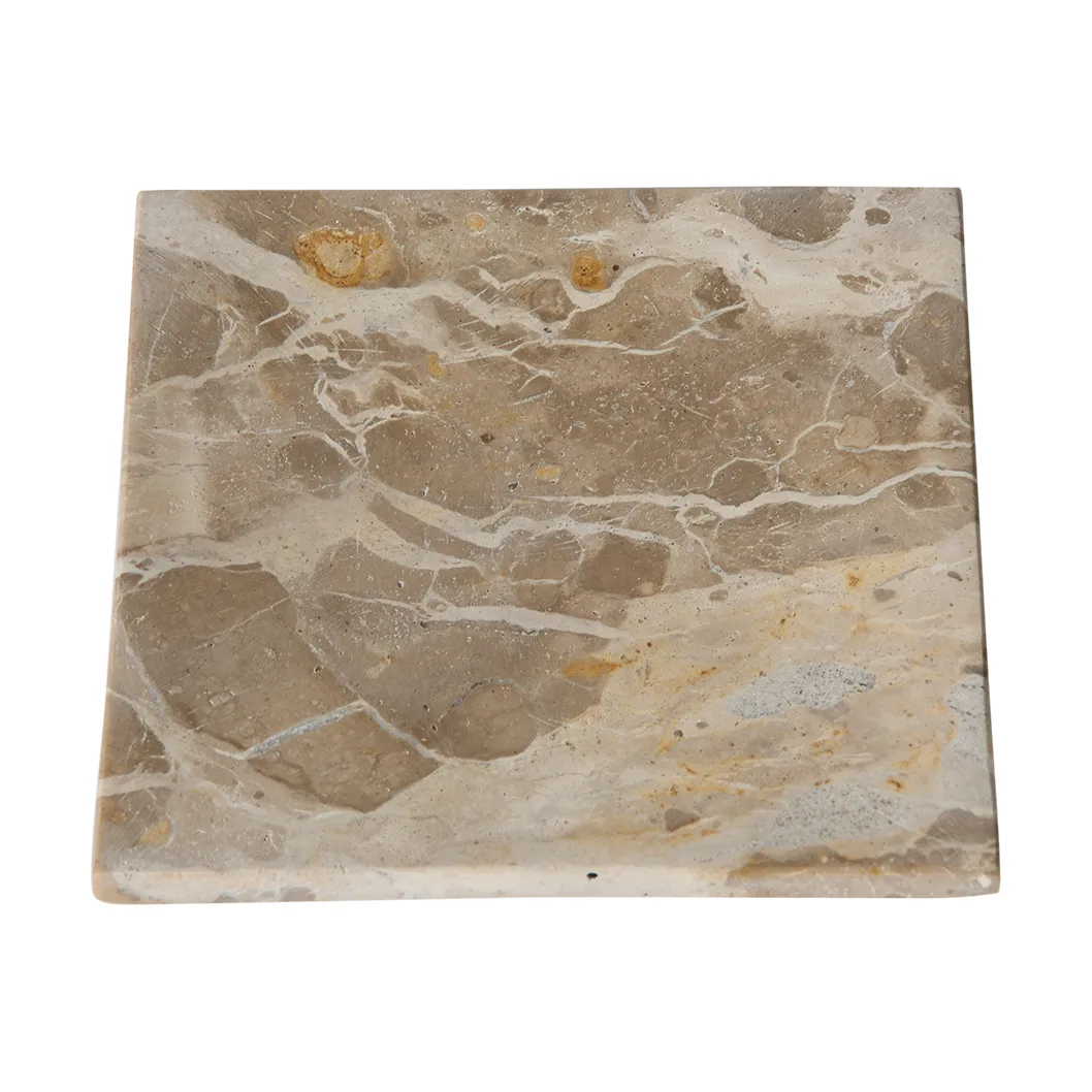 白色装饰托盘, 贝壳色_12x12cm MUUBS