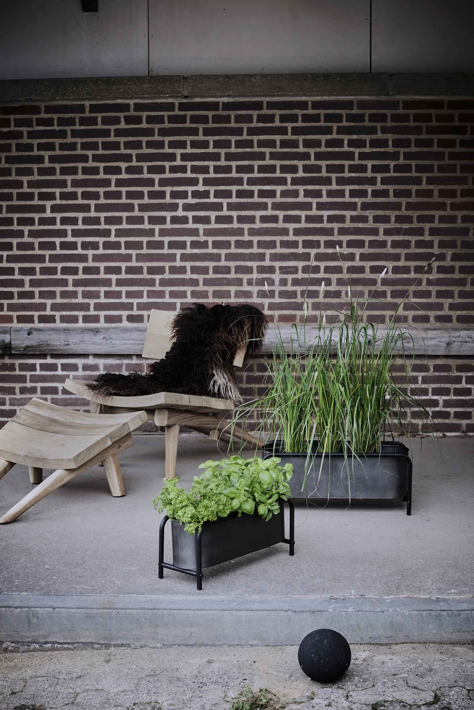 Anku plant box 50 cm, Antique MUUBS
