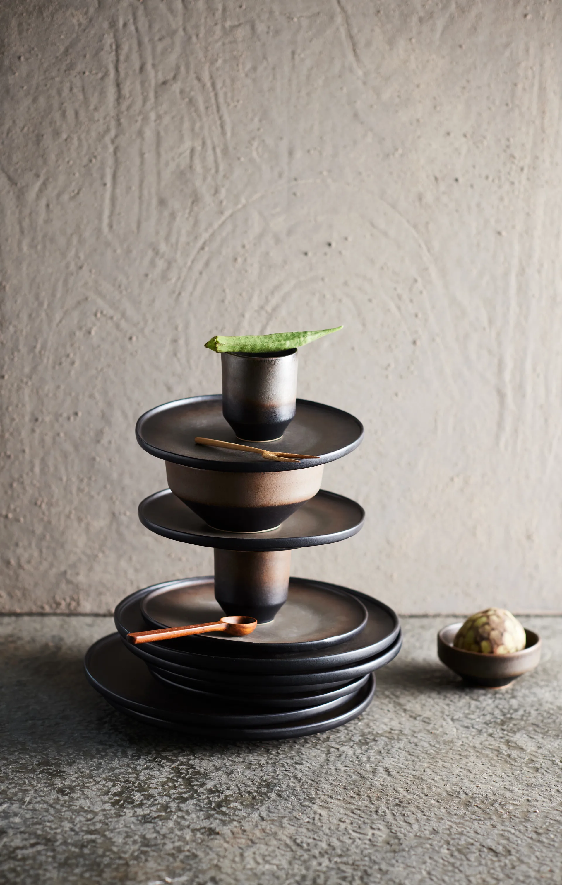 Ceto 盘子 Ø27,5 cm, Mocha MUUBS