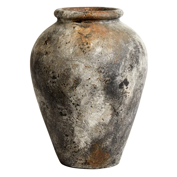 Echo 花盆 高50cm 直径37cm - 铁锈灰 - MUUBS