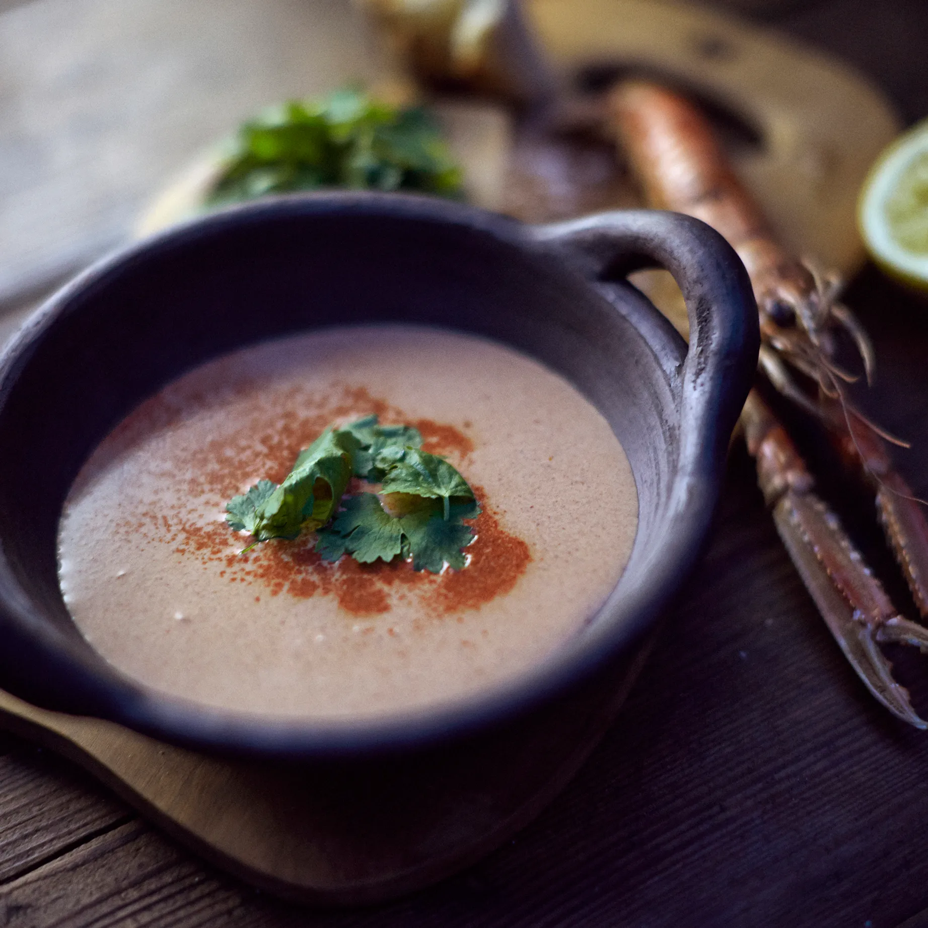 Hazel 碗  with handle S, 棕色 MUUBS