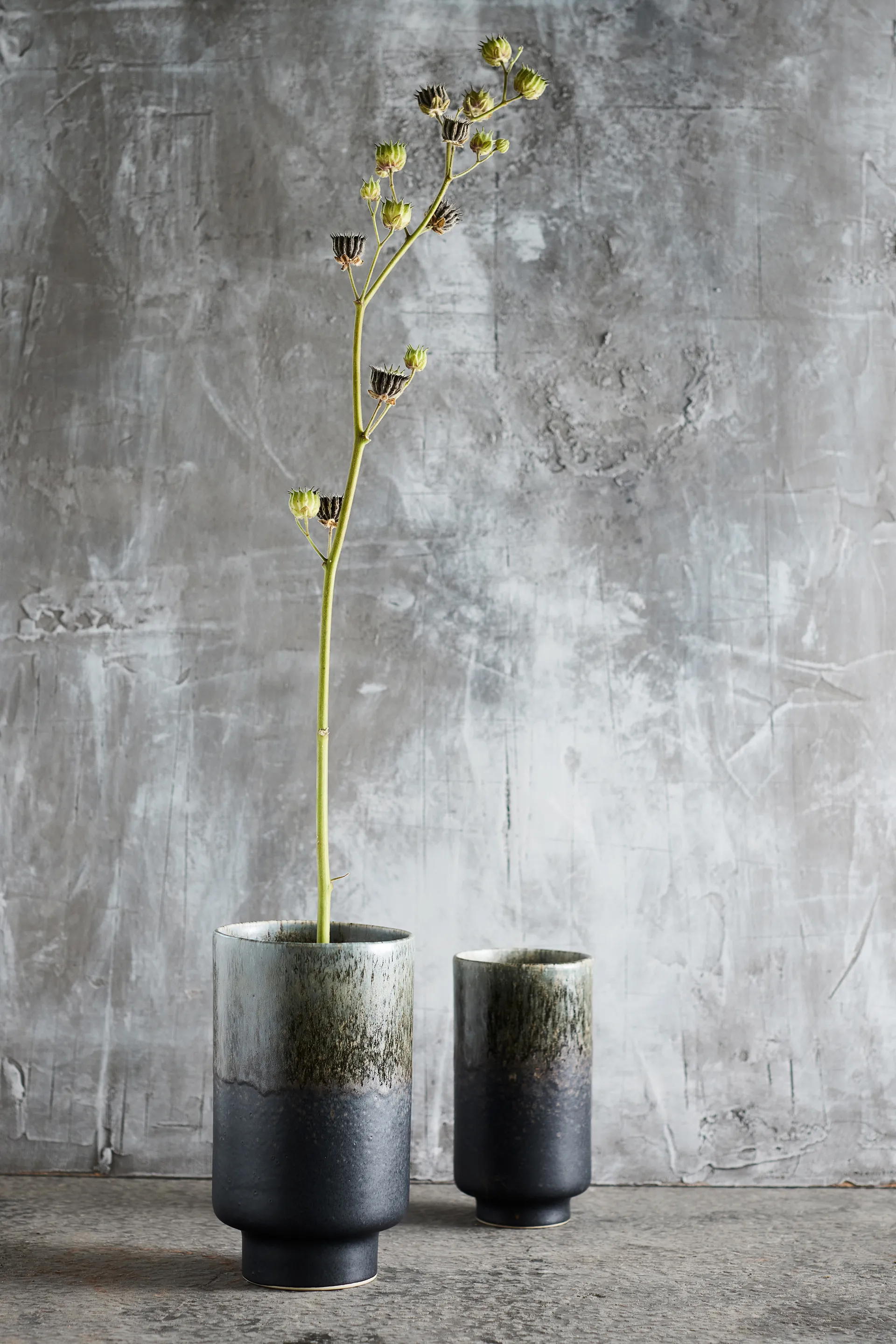 Lago 花瓶 M Ø13x22 cm, 森林绿 MUUBS