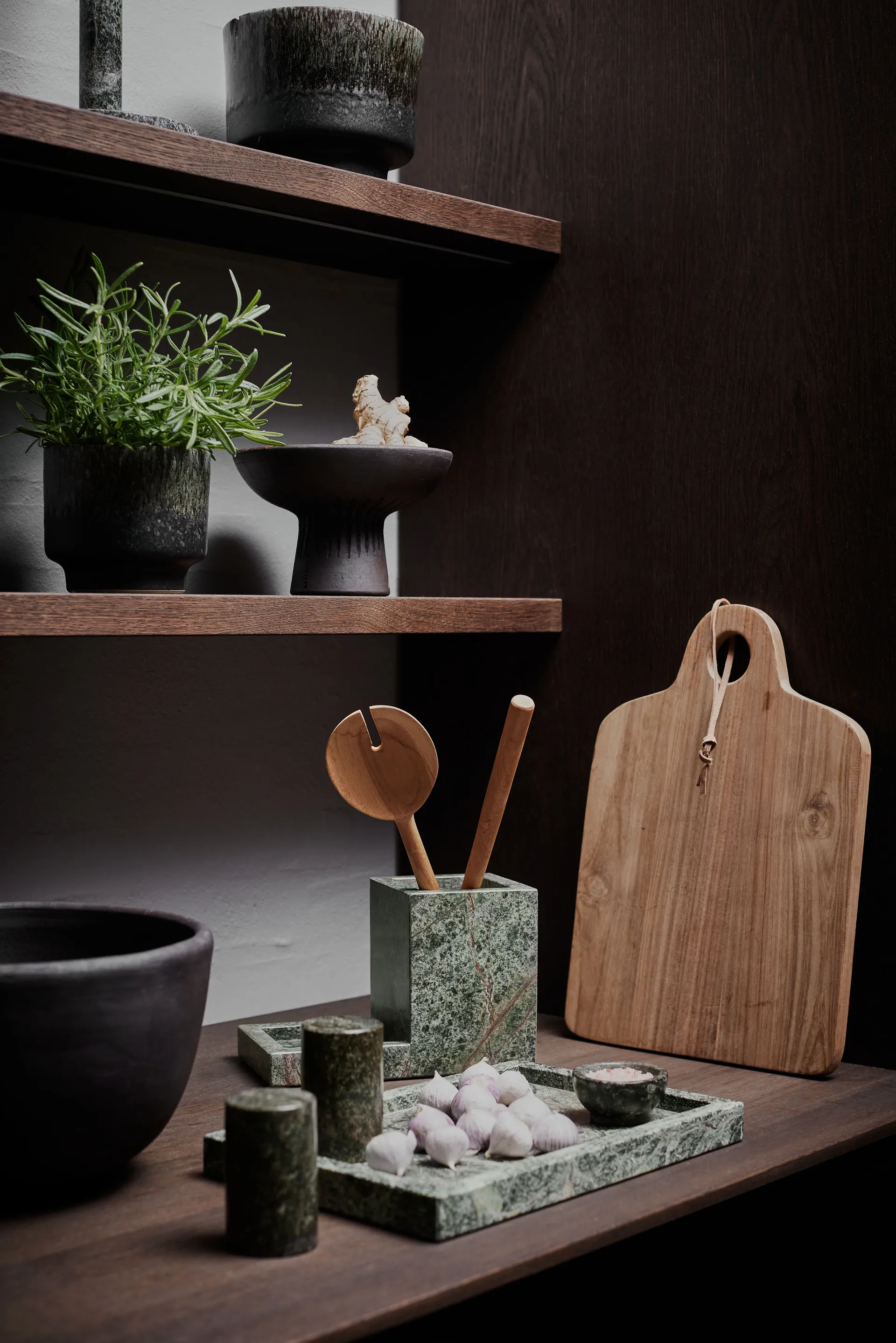 Lago 罐子 S Ø12,5x11 cm, 森林绿 MUUBS