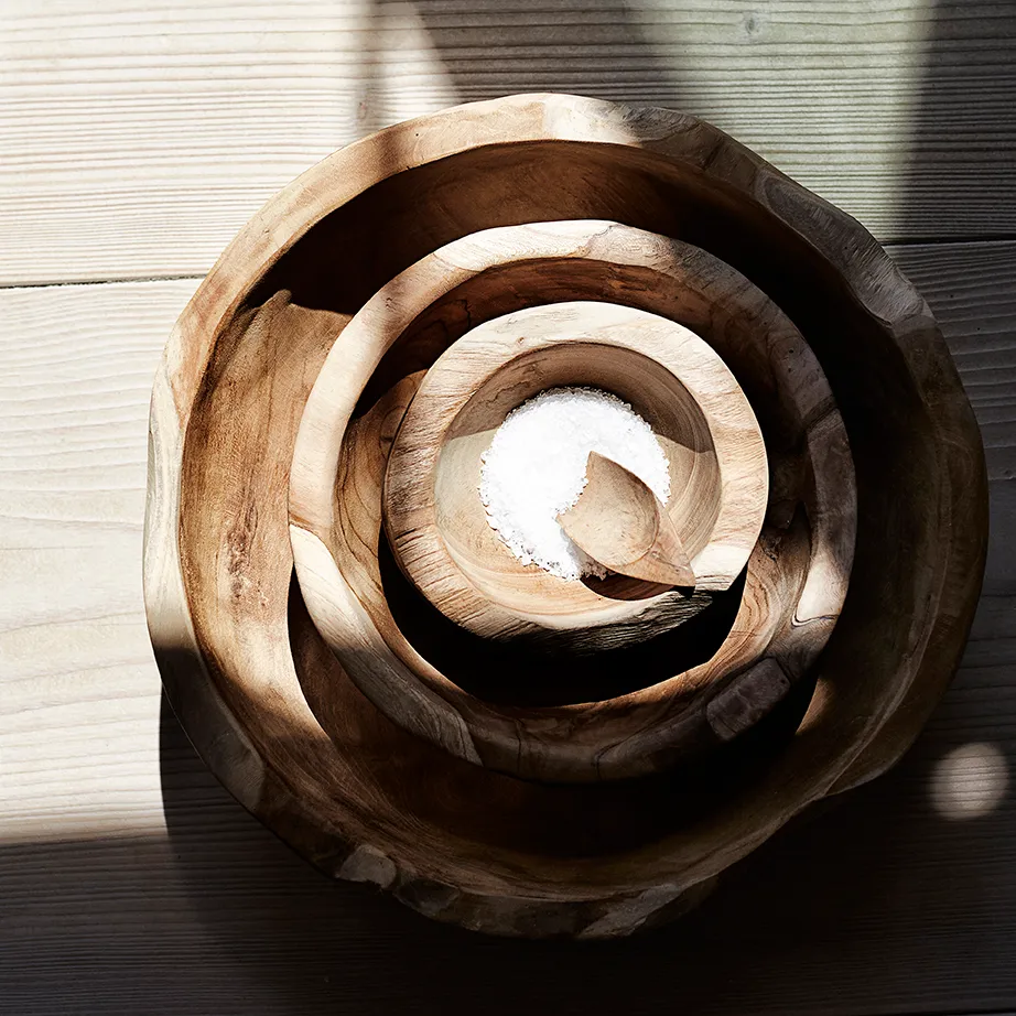 Muubs 柚木沙拉碗20cm, 自然色 MUUBS