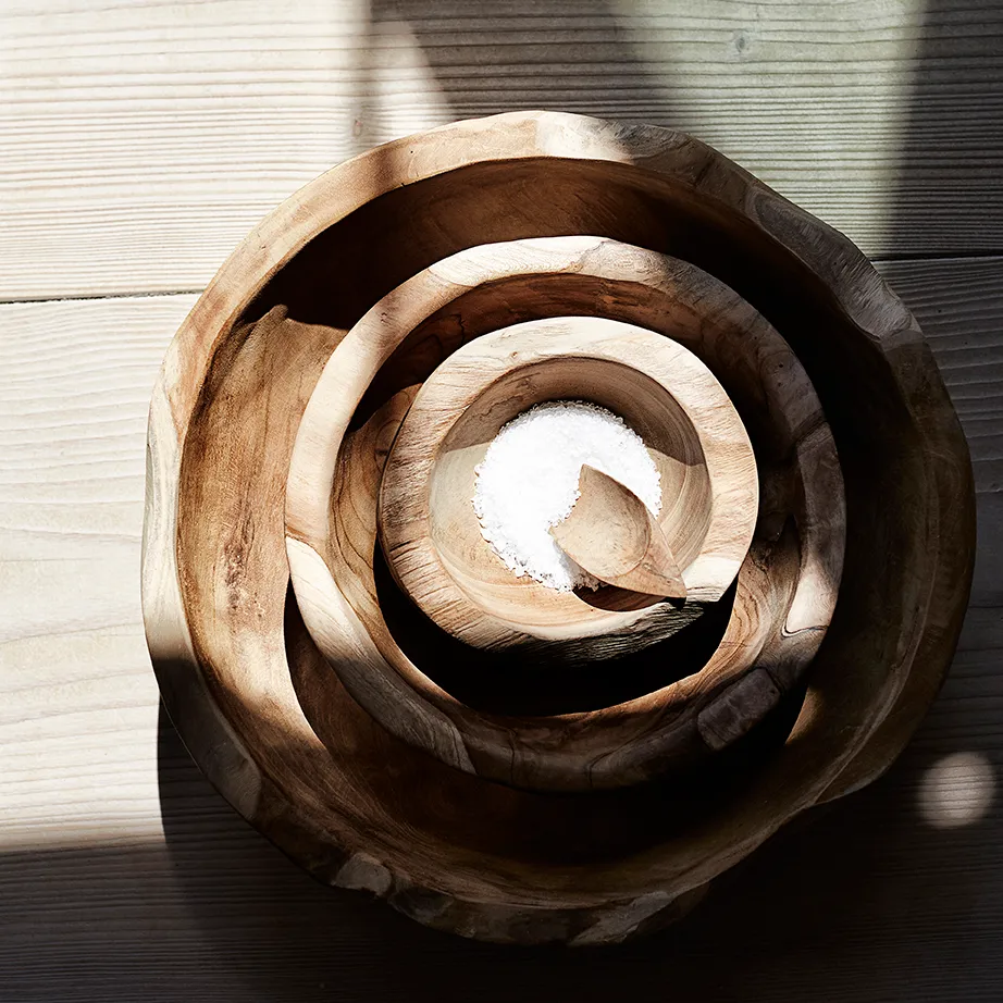 Muubs 柚木沙拉碗30cm, 自然色 MUUBS