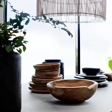 Muubs 柚木沙拉碗30cm - 自然色 - MUUBS