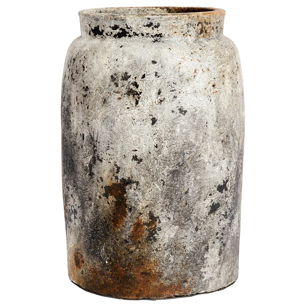 MUUBS Echo系列手工花盆 高40cm 口径26cm, Rust-灰色 MUUBS