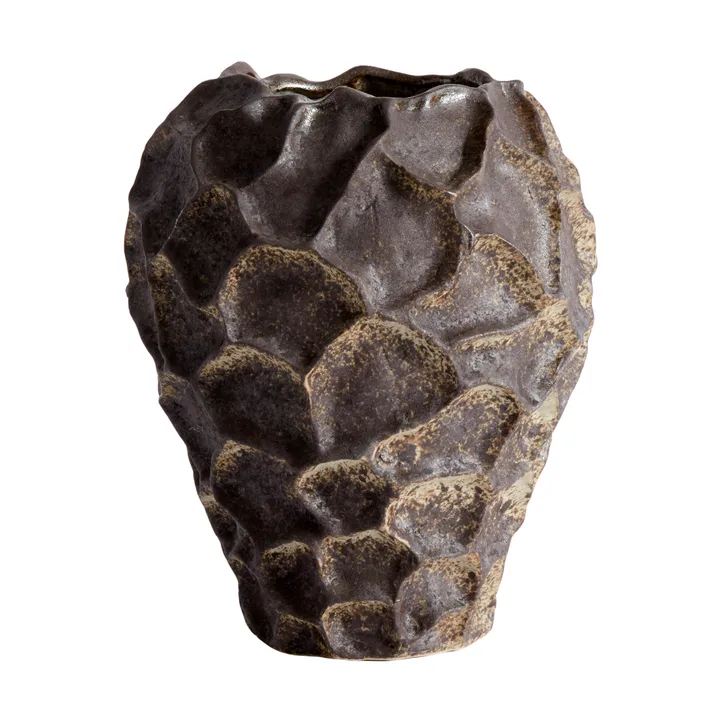 Soil 花瓶 21.5cm - 巧克力色 - MUUBS