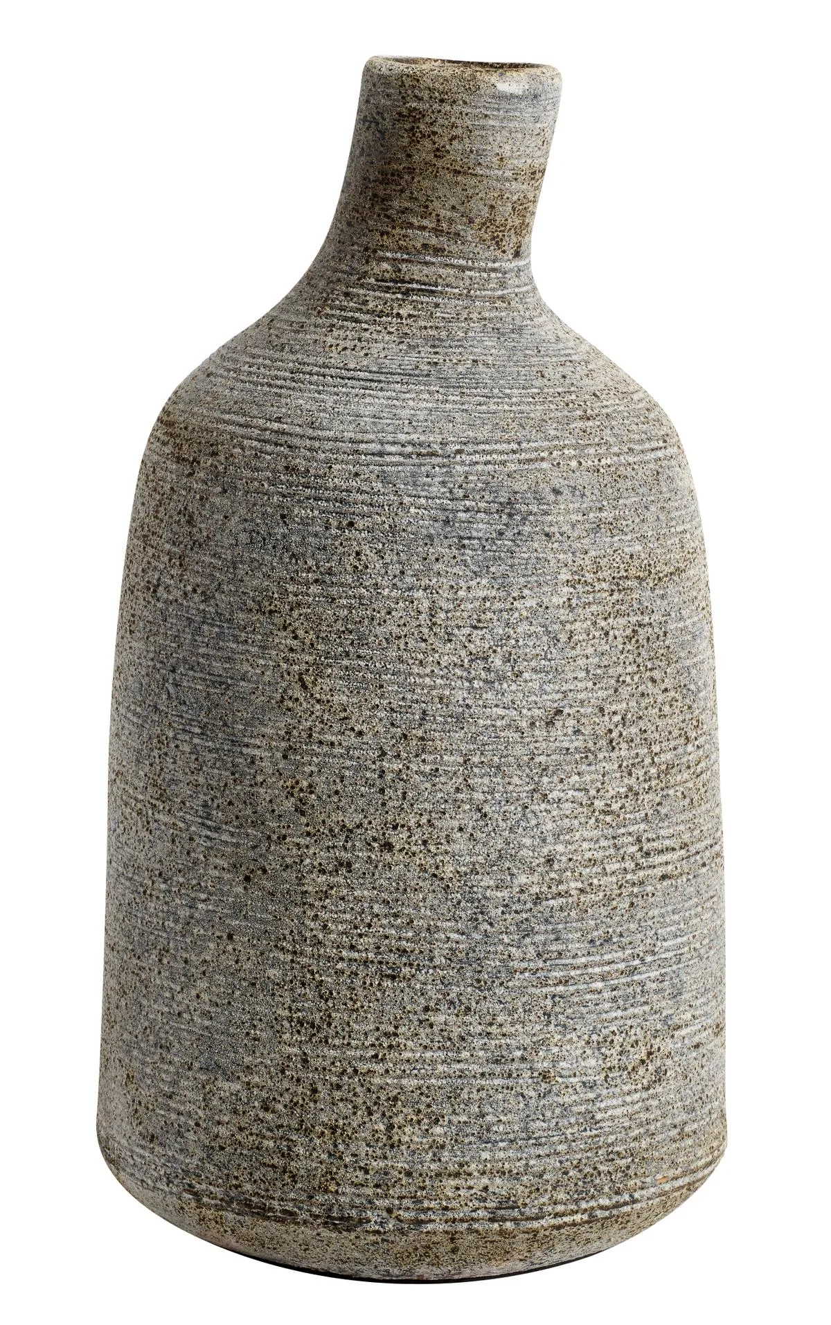 Stain花瓶大号26cm装饰花瓶, 灰色配棕色 MUUBS