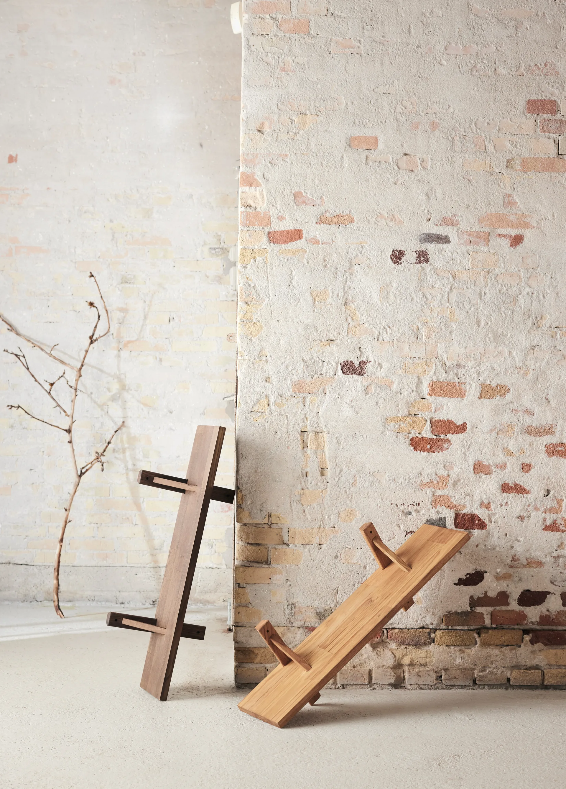 Toronto wall 架子 93 cm, Dark oiled 自然木色 MUUBS