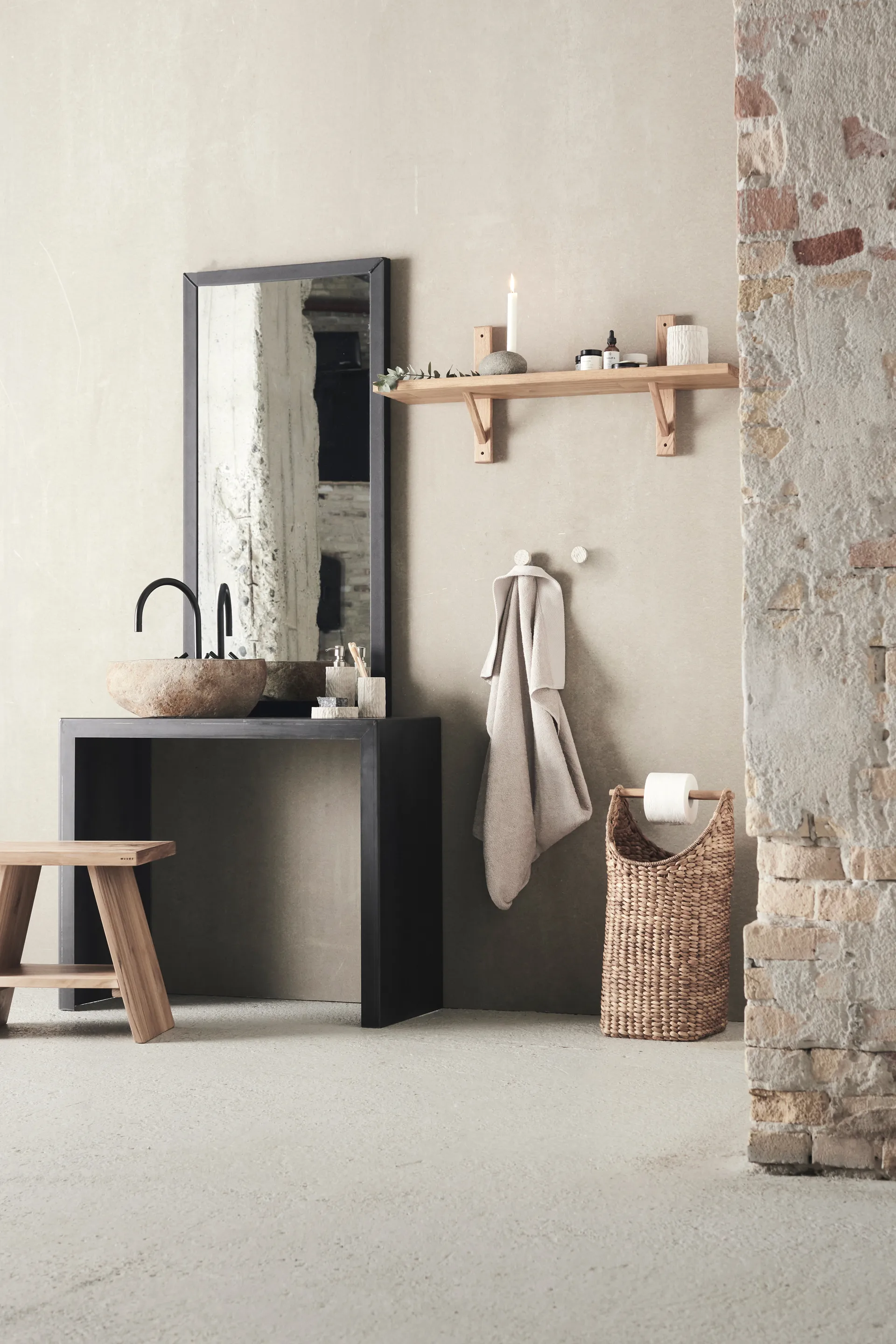 Toronto wall 架子 93 cm, 原色/自然色 oiled 自然木色 MUUBS