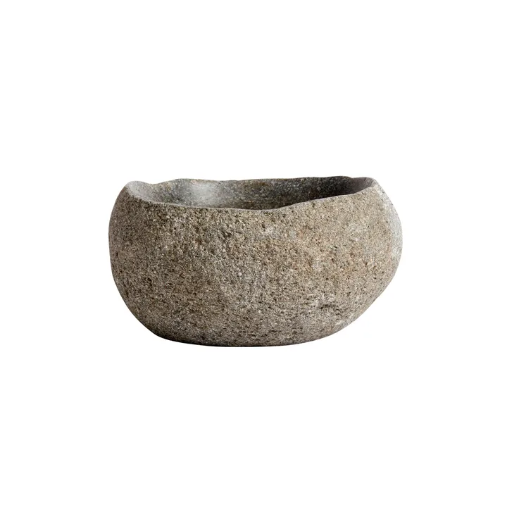 Valley北欧风格陶瓷碗直径9cm - 灰色配自然色 - MUUBS