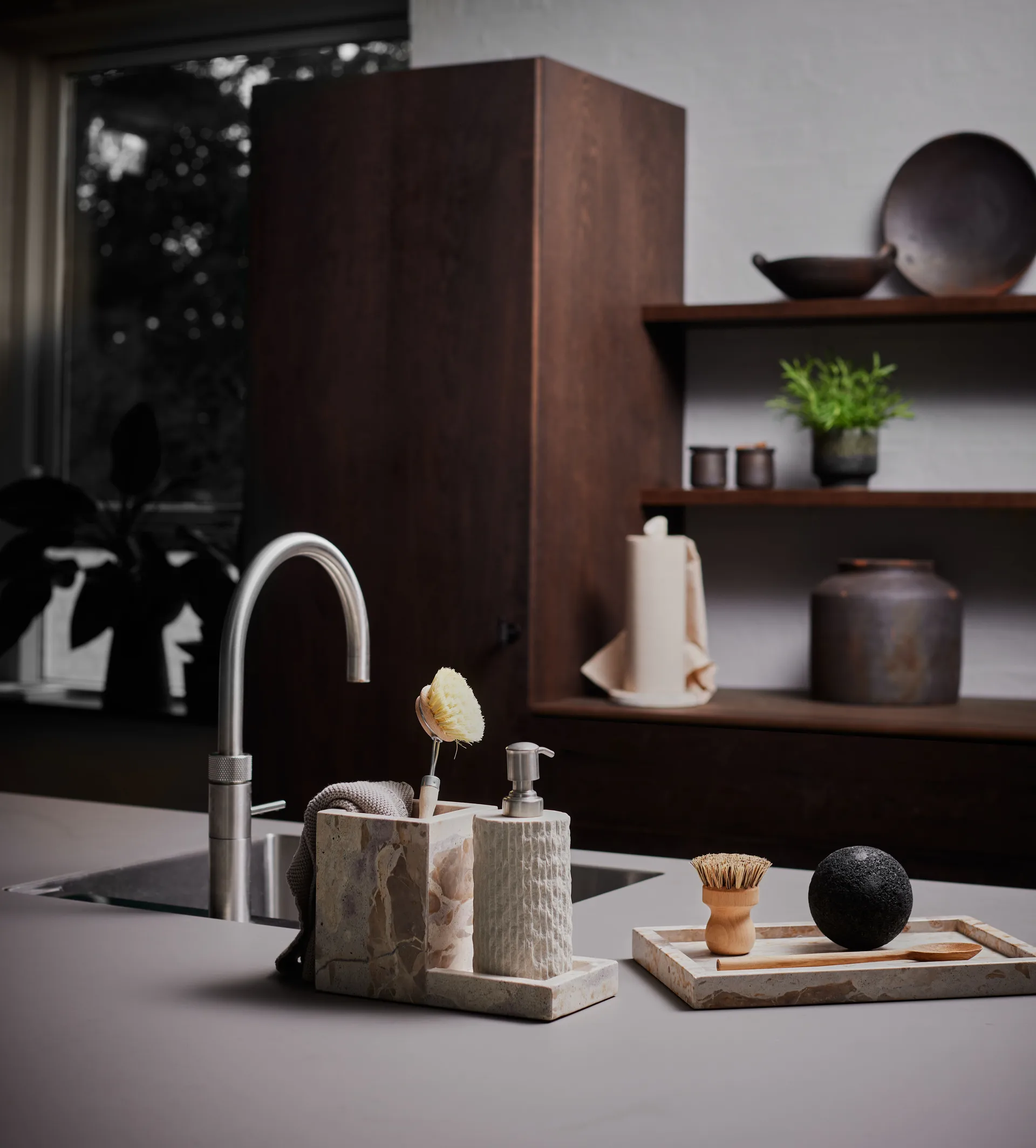 Vita decorative 托盘 20x30 cm, 贝壳白 MUUBS