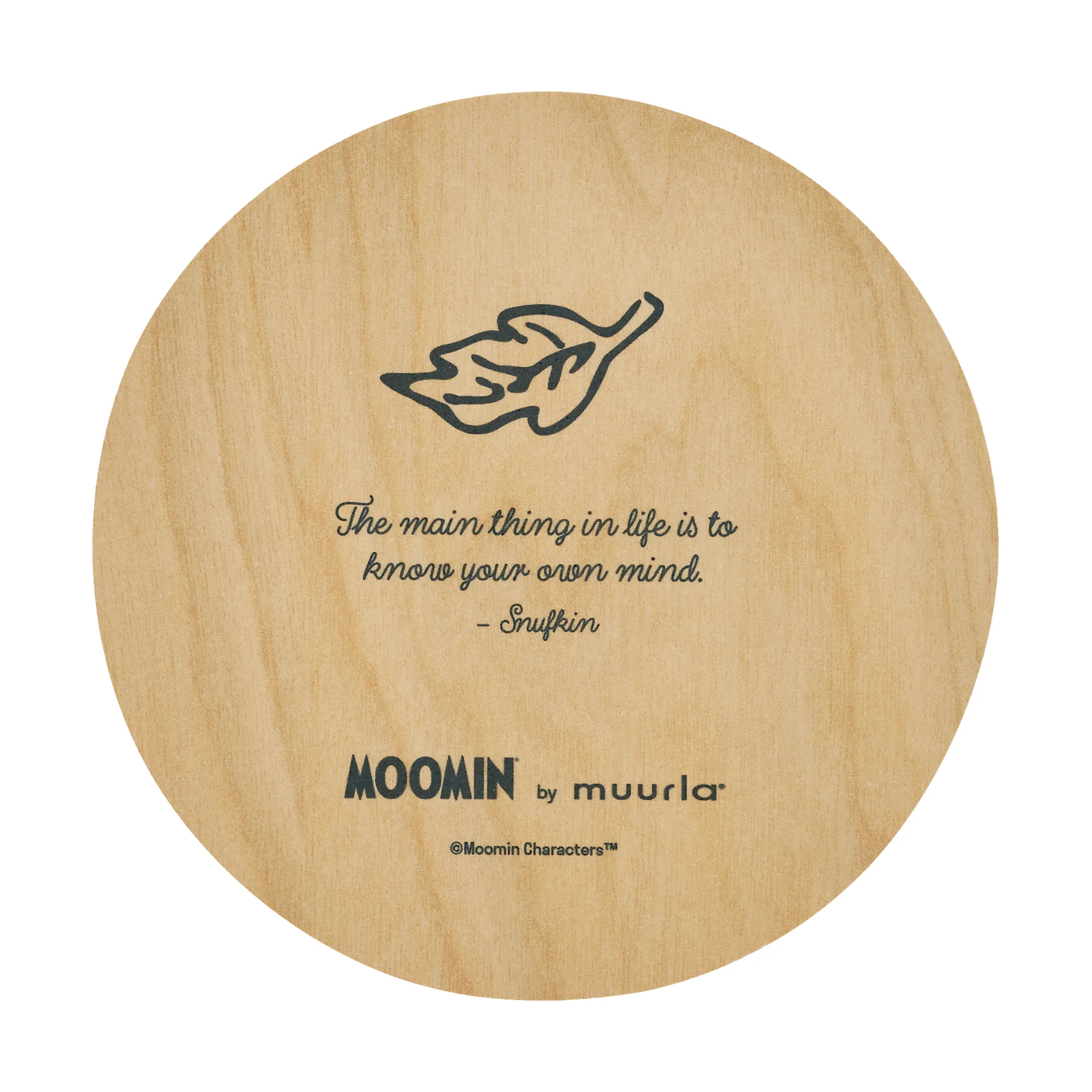 姆明 杯垫 Ø10 cm, Snufkin Muurla