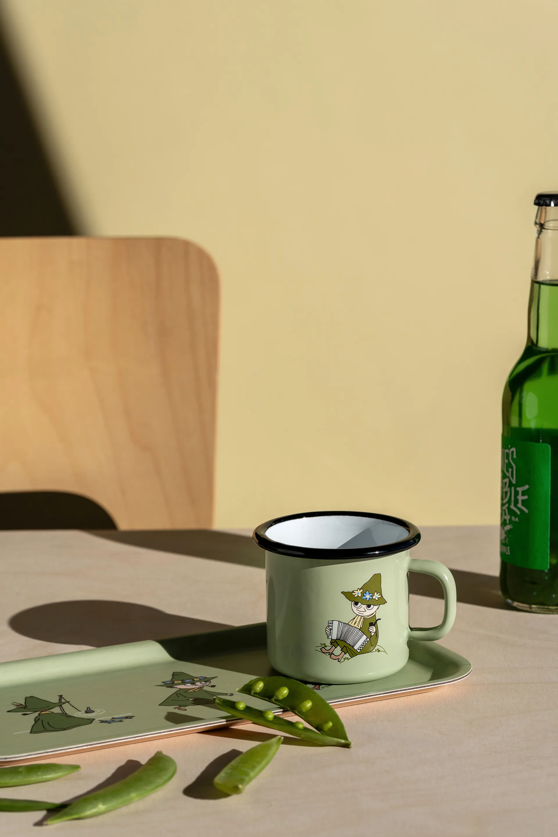 姆明 托盘 13x27 cm, Retro Snufkin Muurla