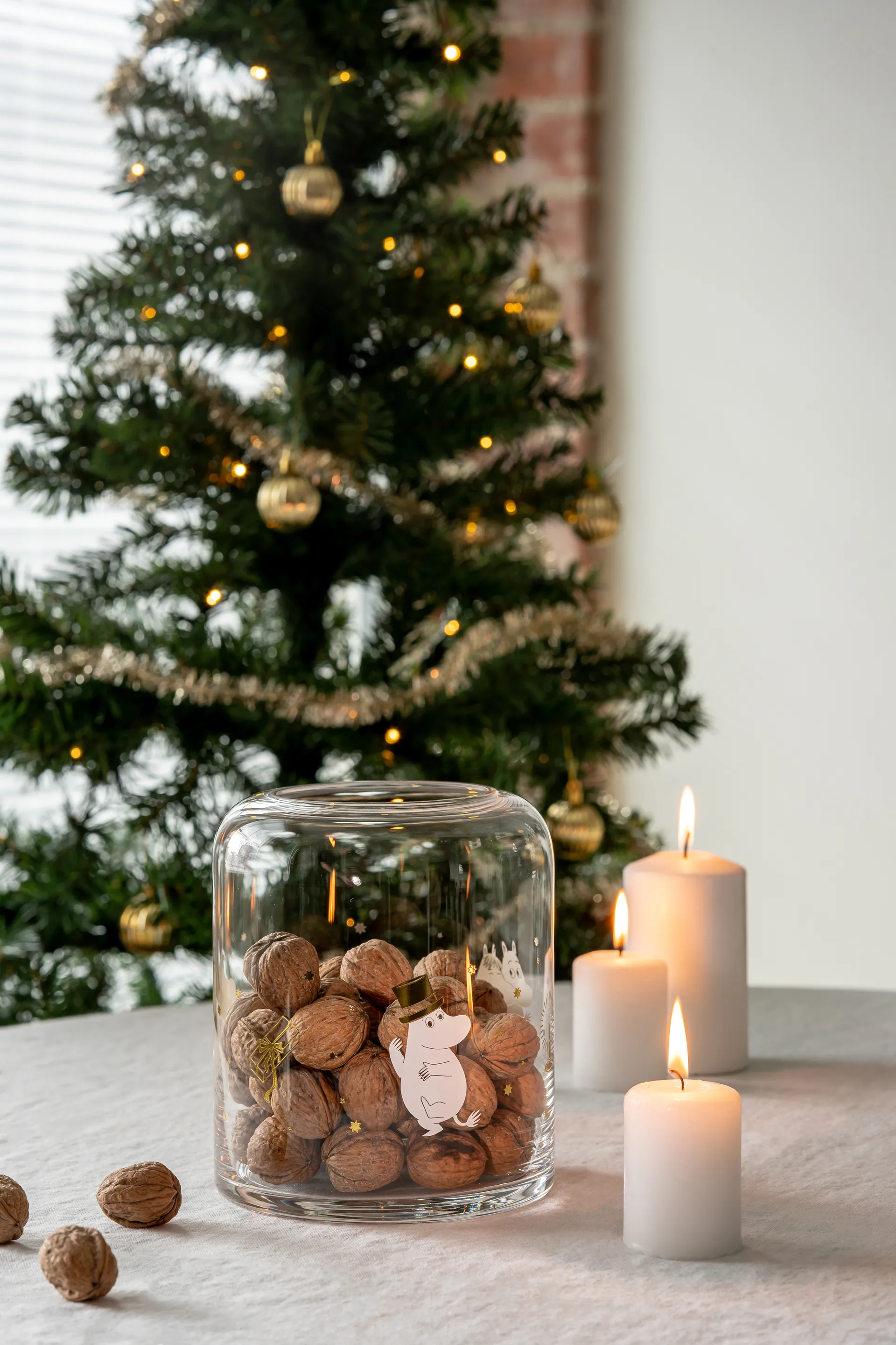 姆明 烛台 18 cm, Sparkling stars Muurla