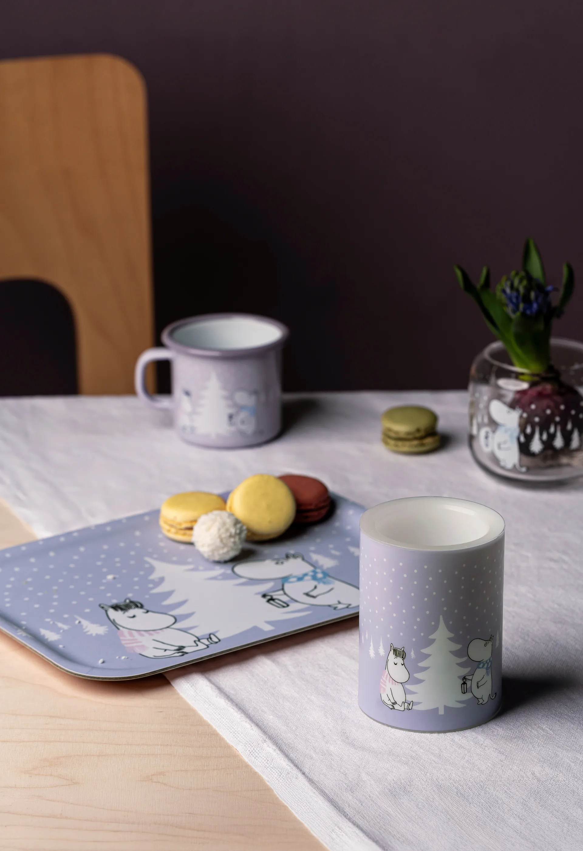 姆明 托盘 20x27 cm, Snowfall Muurla