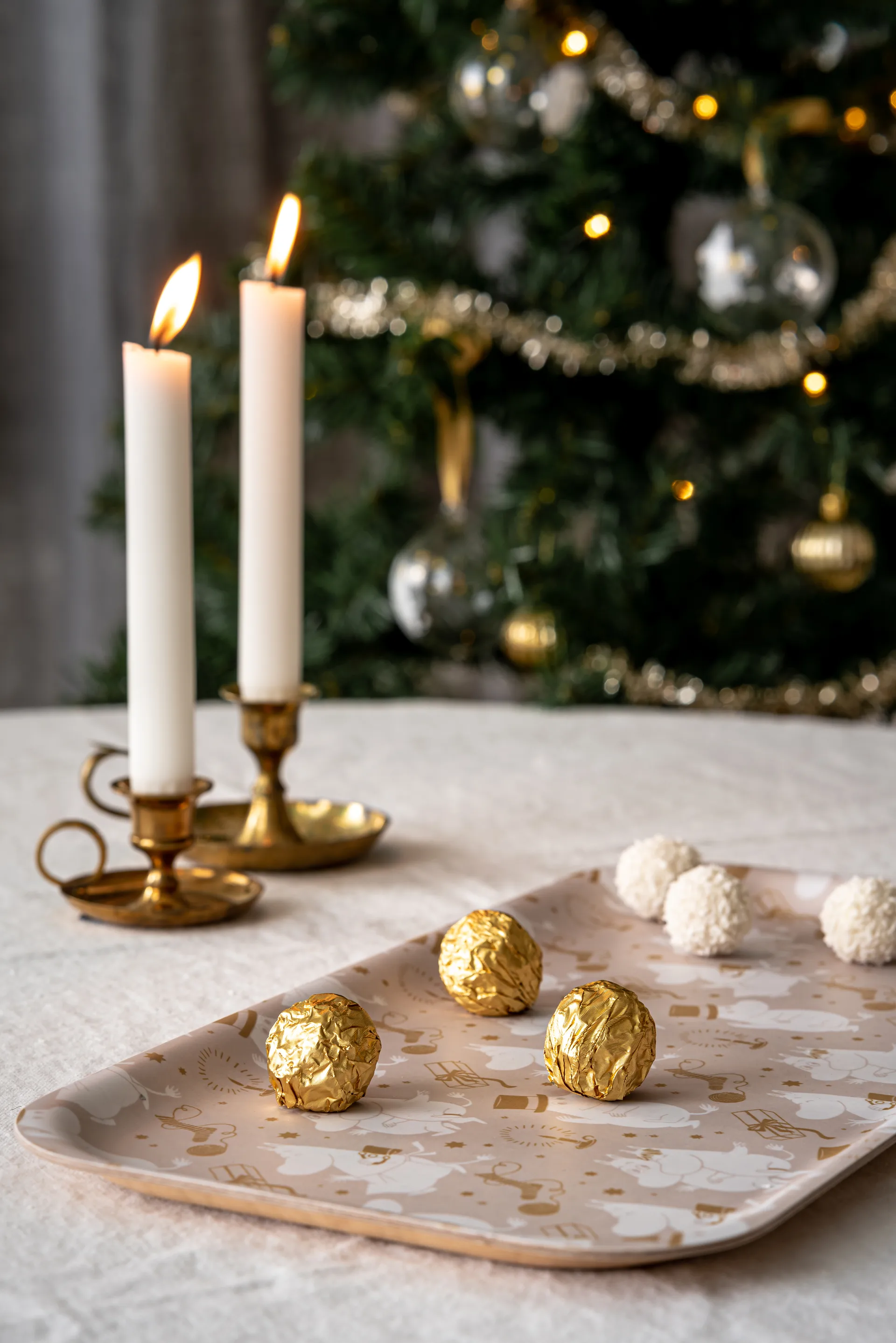 姆明 托盘 22x43 cm, Sparkling stars Muurla