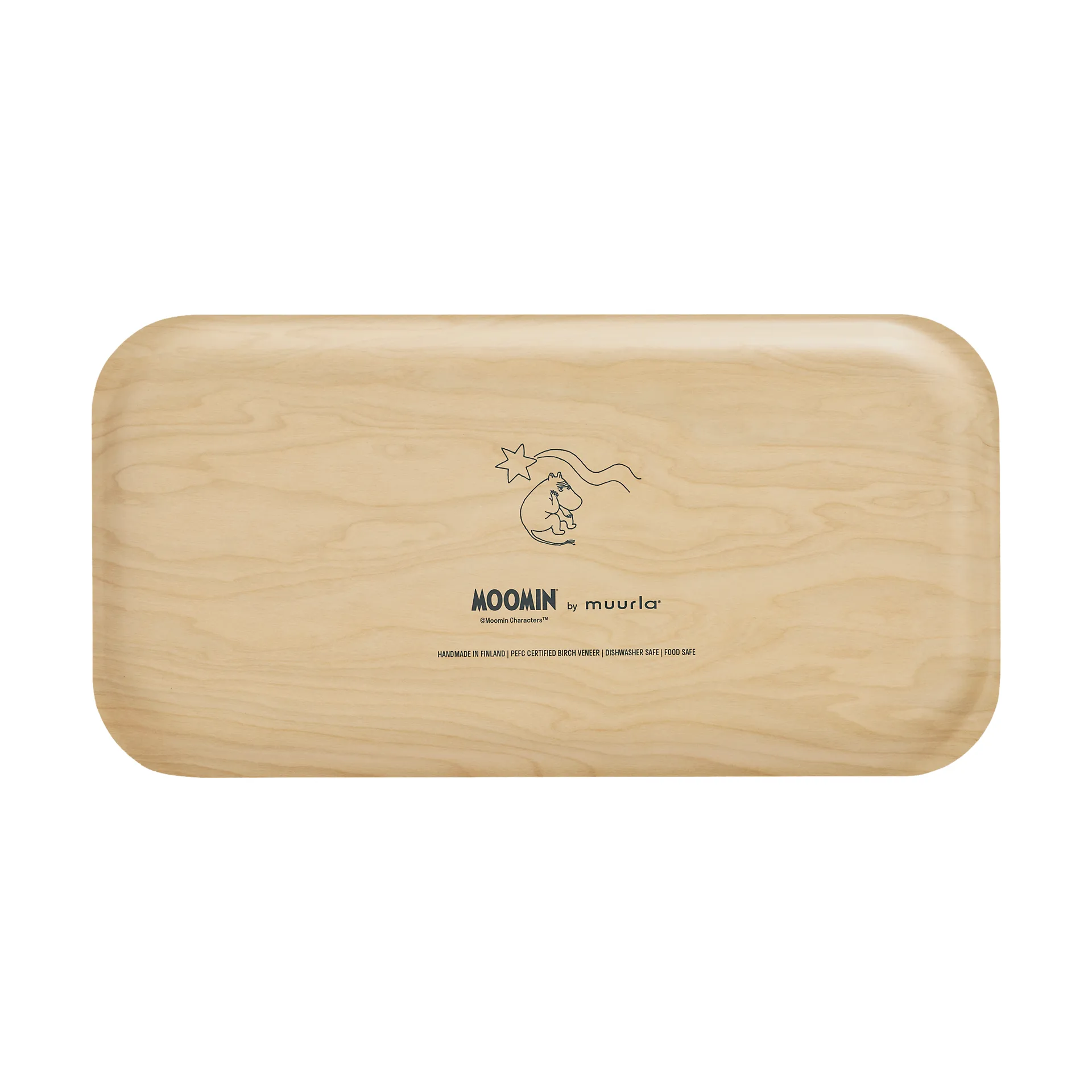 姆明 托盘 22x43 cm, The rush Muurla