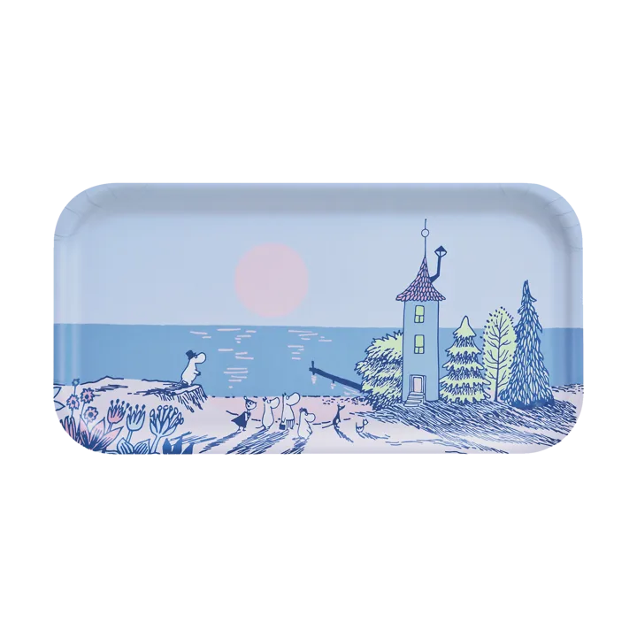 姆明托盘 22x43cm - 日落色 - Muurla
