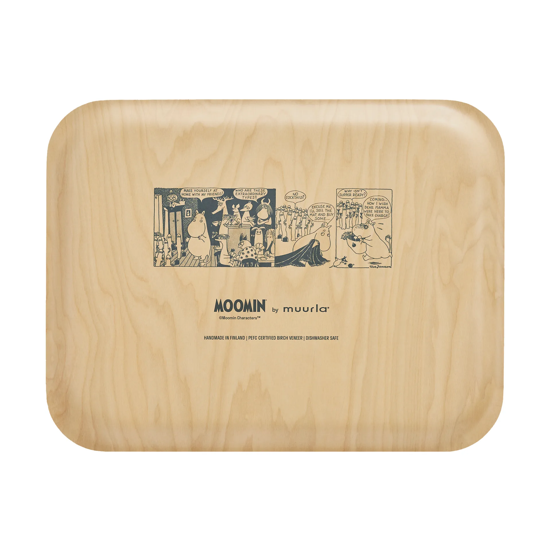 姆明 托盘 28x36 cm, Room for all Muurla