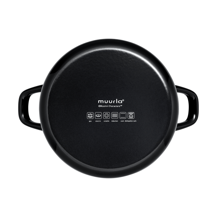 姆明 搪瓷锅 高盖子 3.5升, The Kitchen Muurla