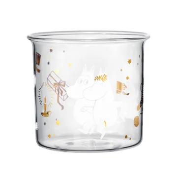 姆明 玻璃马克杯 350ml - Sparkling stars - Muurla