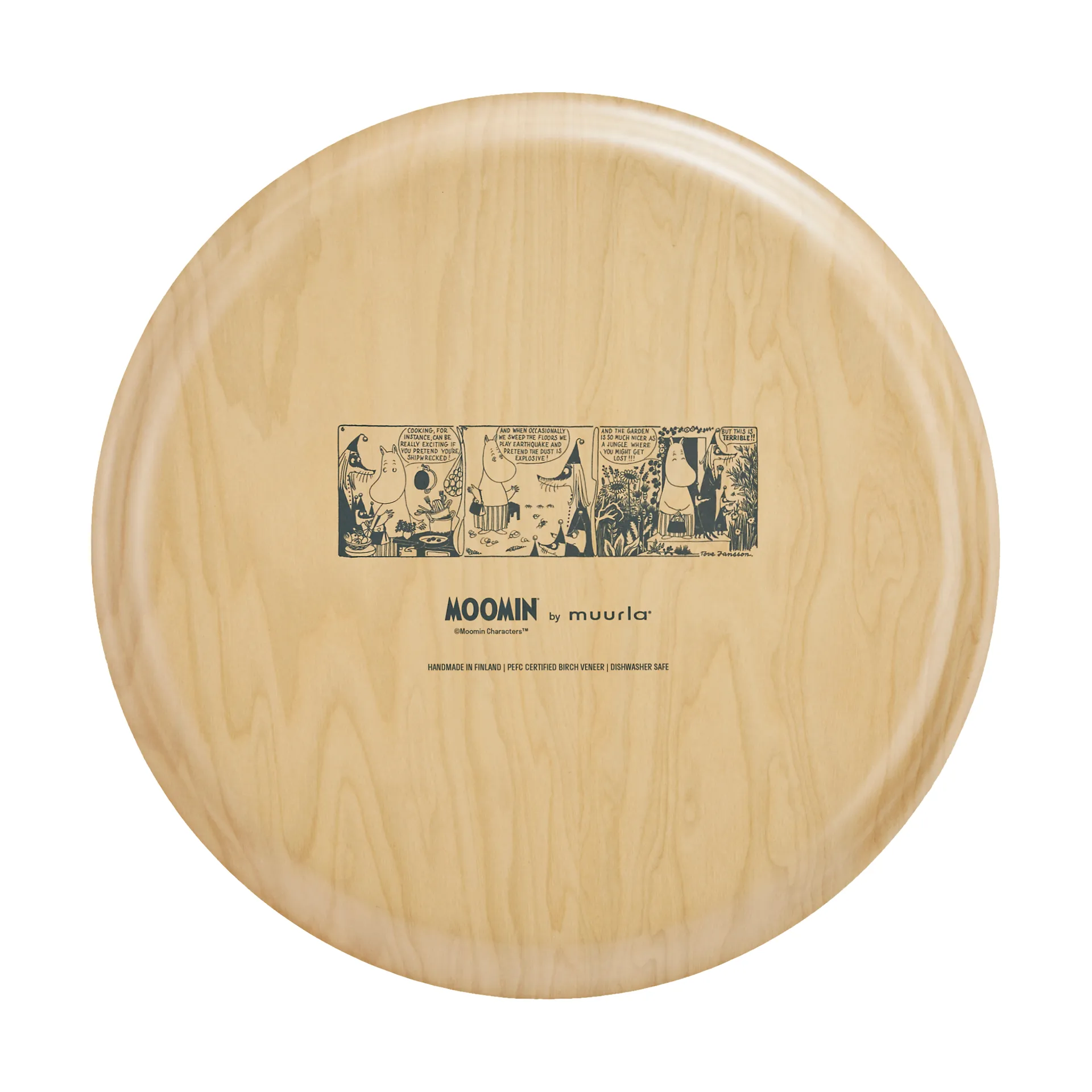 姆明 托盘 Ø40 cm, Wild garden Muurla