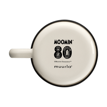 姆明80 搪瓷马克杯 370ml - 白色 - Muurla