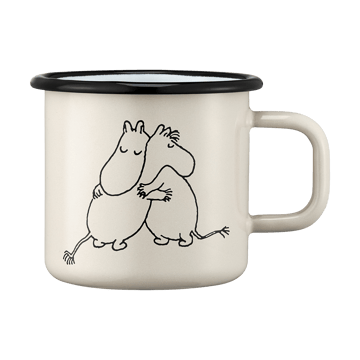 姆明 80 enamel 马克杯 37 cl - 白色 - Muurla
