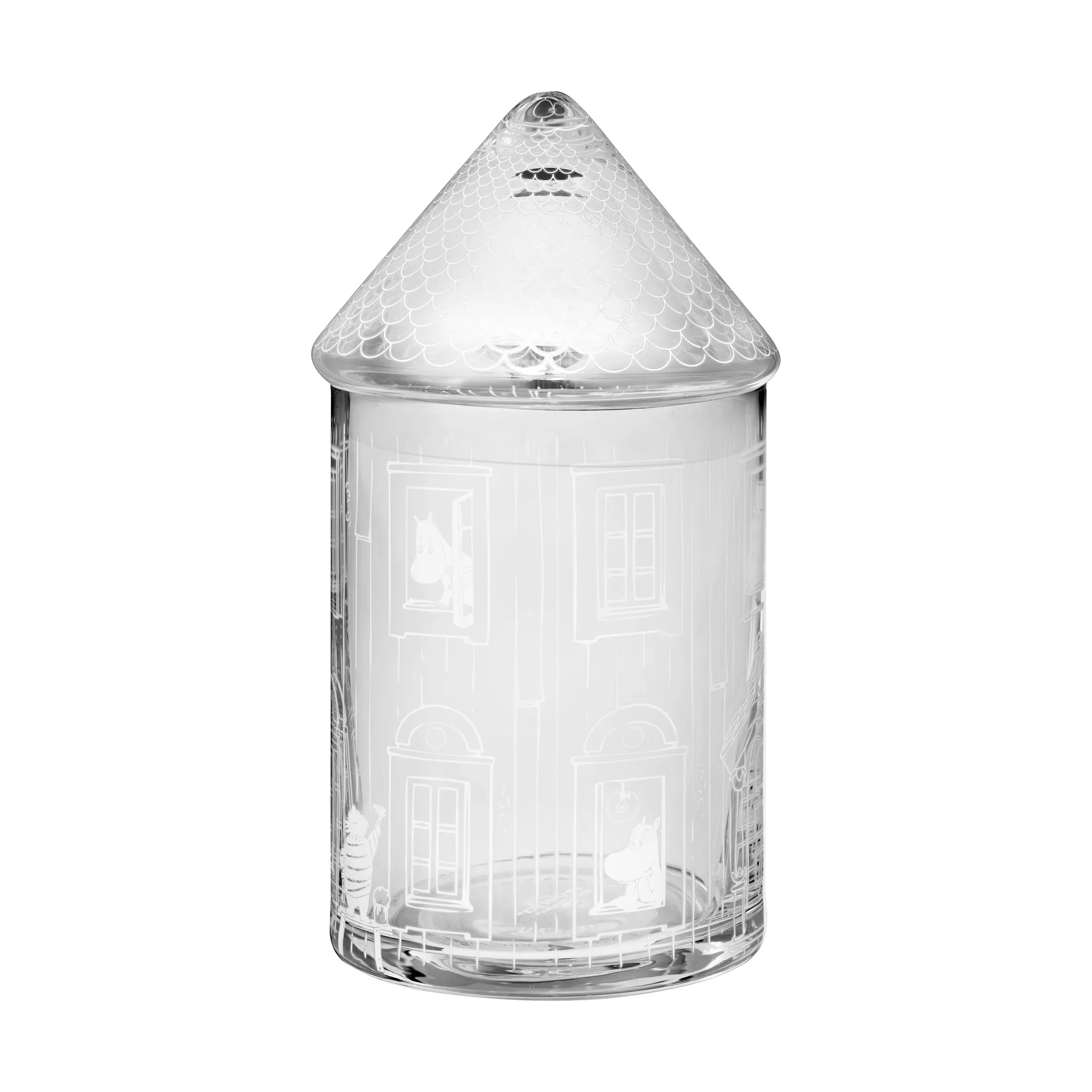 姆明 玻璃罐 Ø9x18.5 cm, Moominhouse Muurla