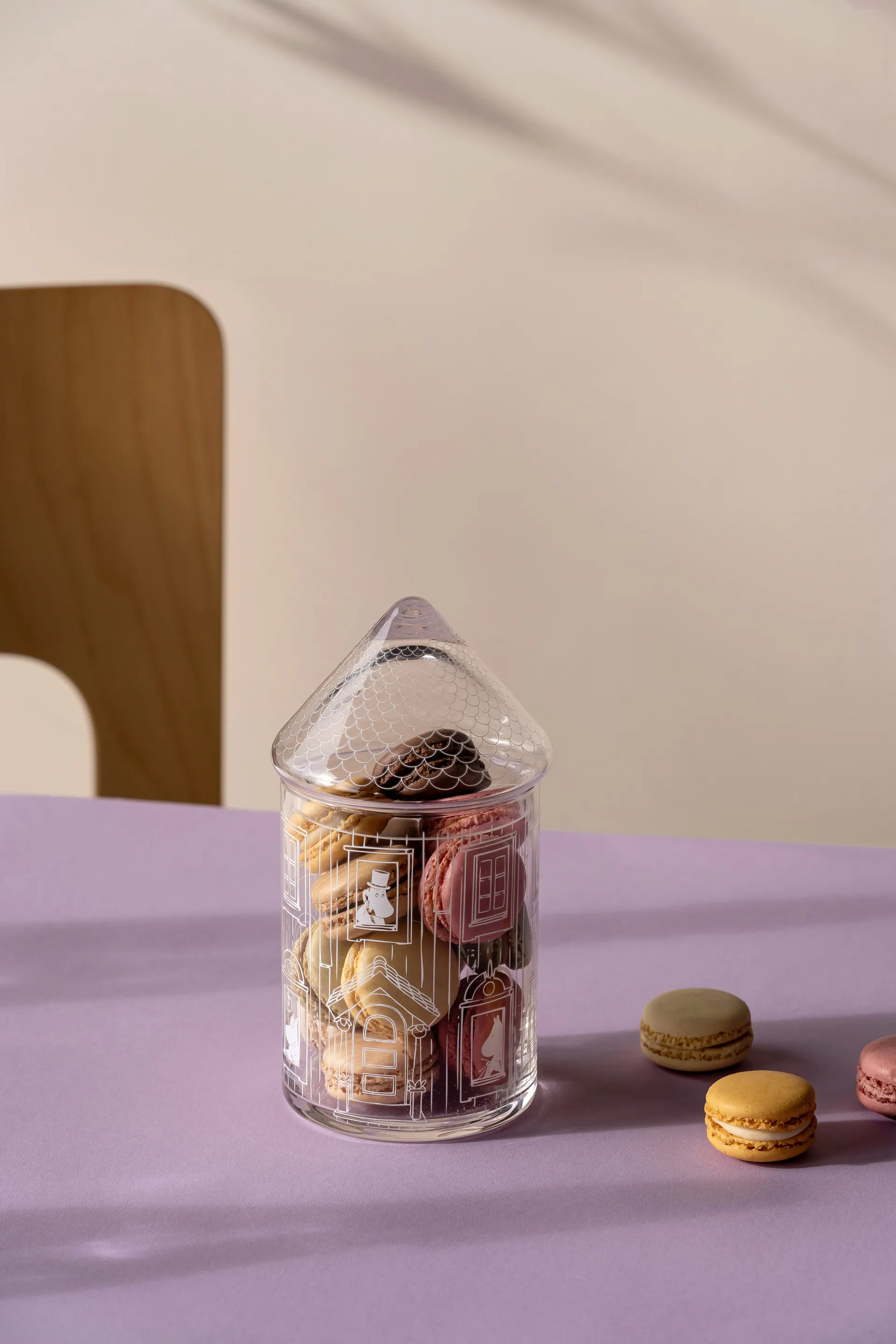 姆明 玻璃罐 Ø9x18.5 cm, Moominhouse Muurla