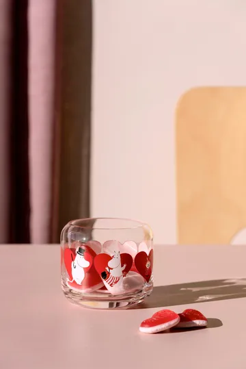 姆明 烛台 Ø9x8 cm - Heart - Muurla