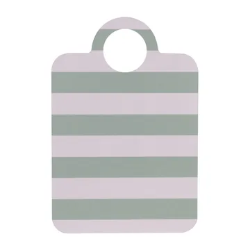 Checks & Stripes 托盘 21x31cm - 薄荷绿_蓝色 - Muurla