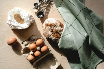 Checks & Stripes 厨房巾 50x70 cm - 绿色 - Muurla