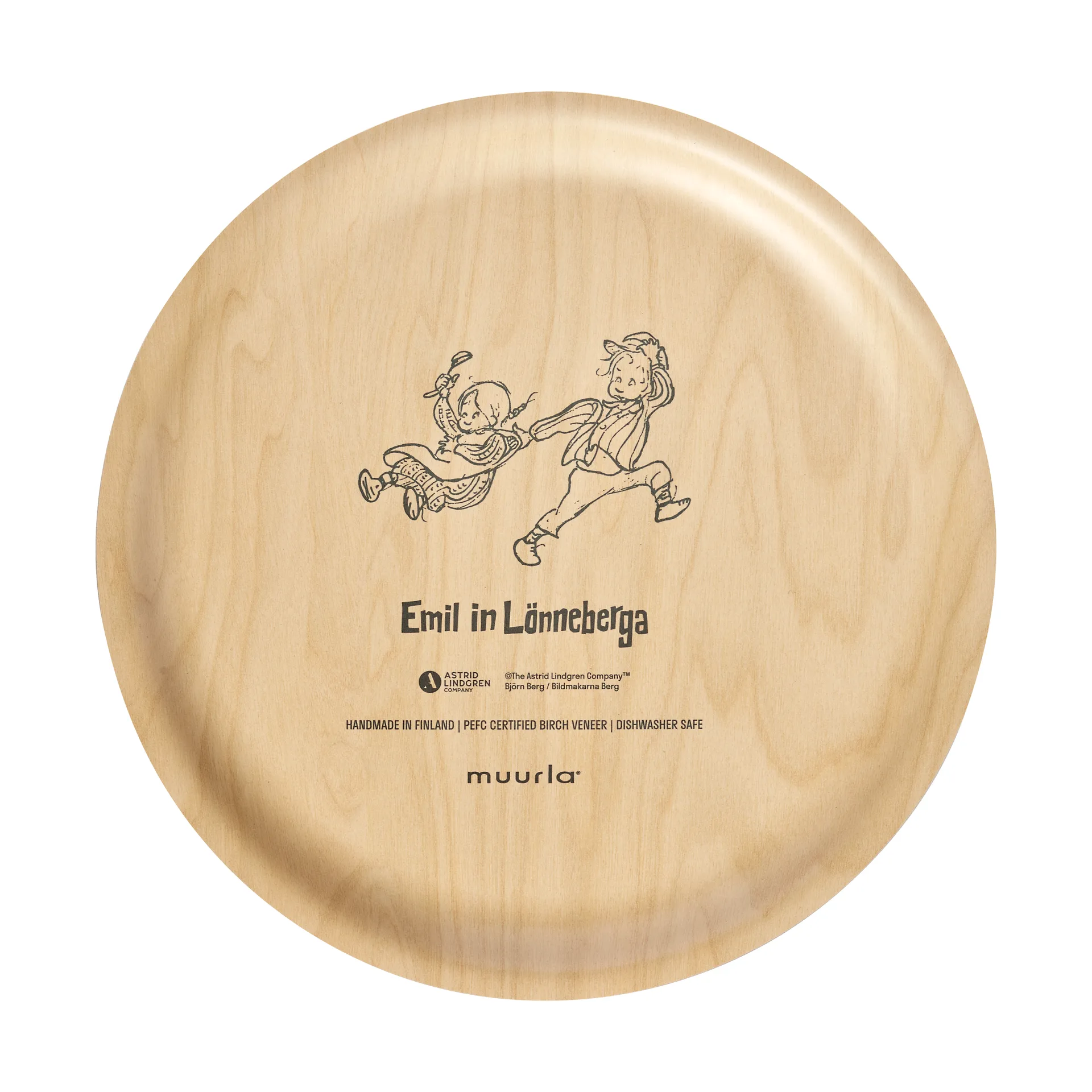 Emil 托盘 Ø25 cm, 蓝色 Muurla