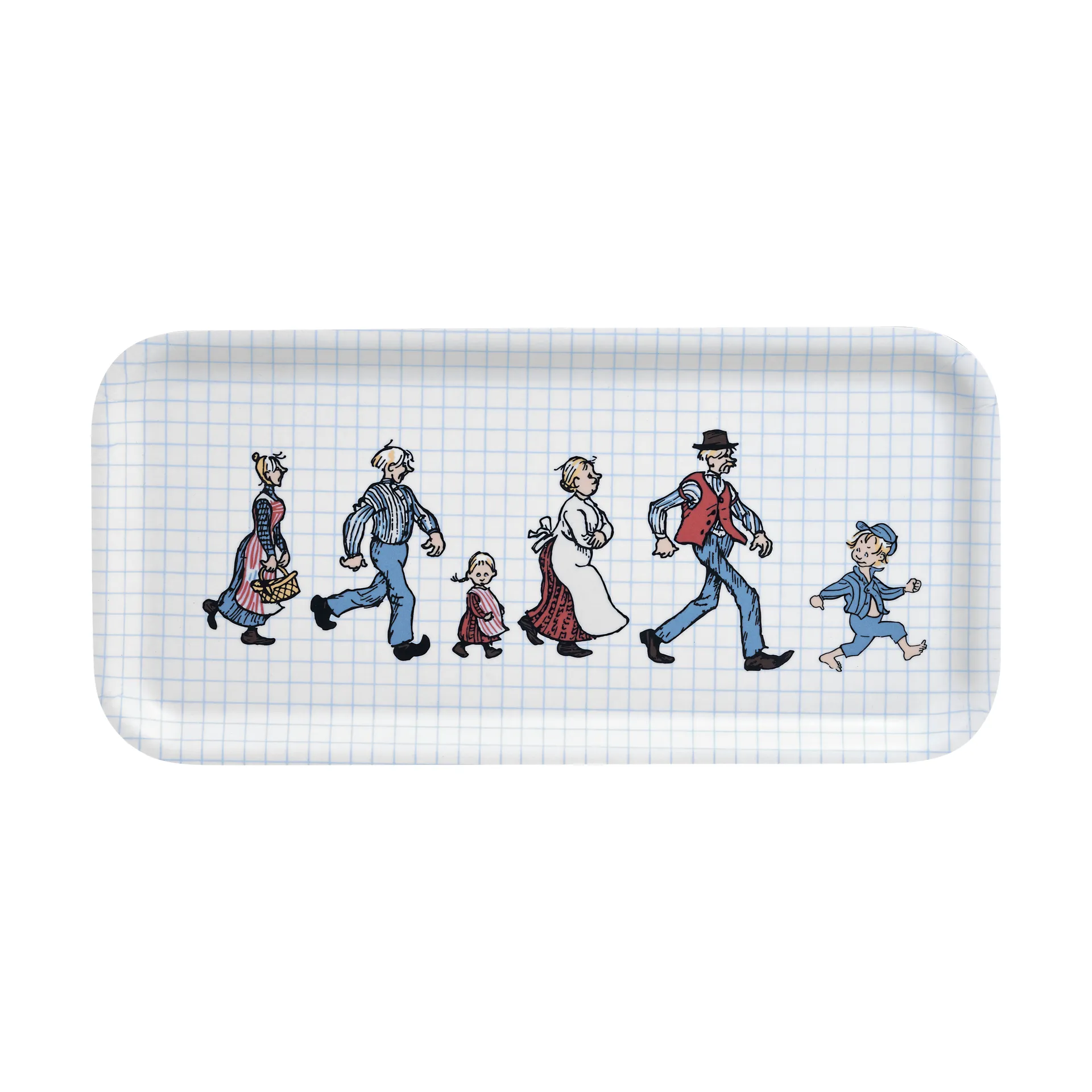 Emil The Katthult Folks 托盘 13x27 cm, Birch Muurla