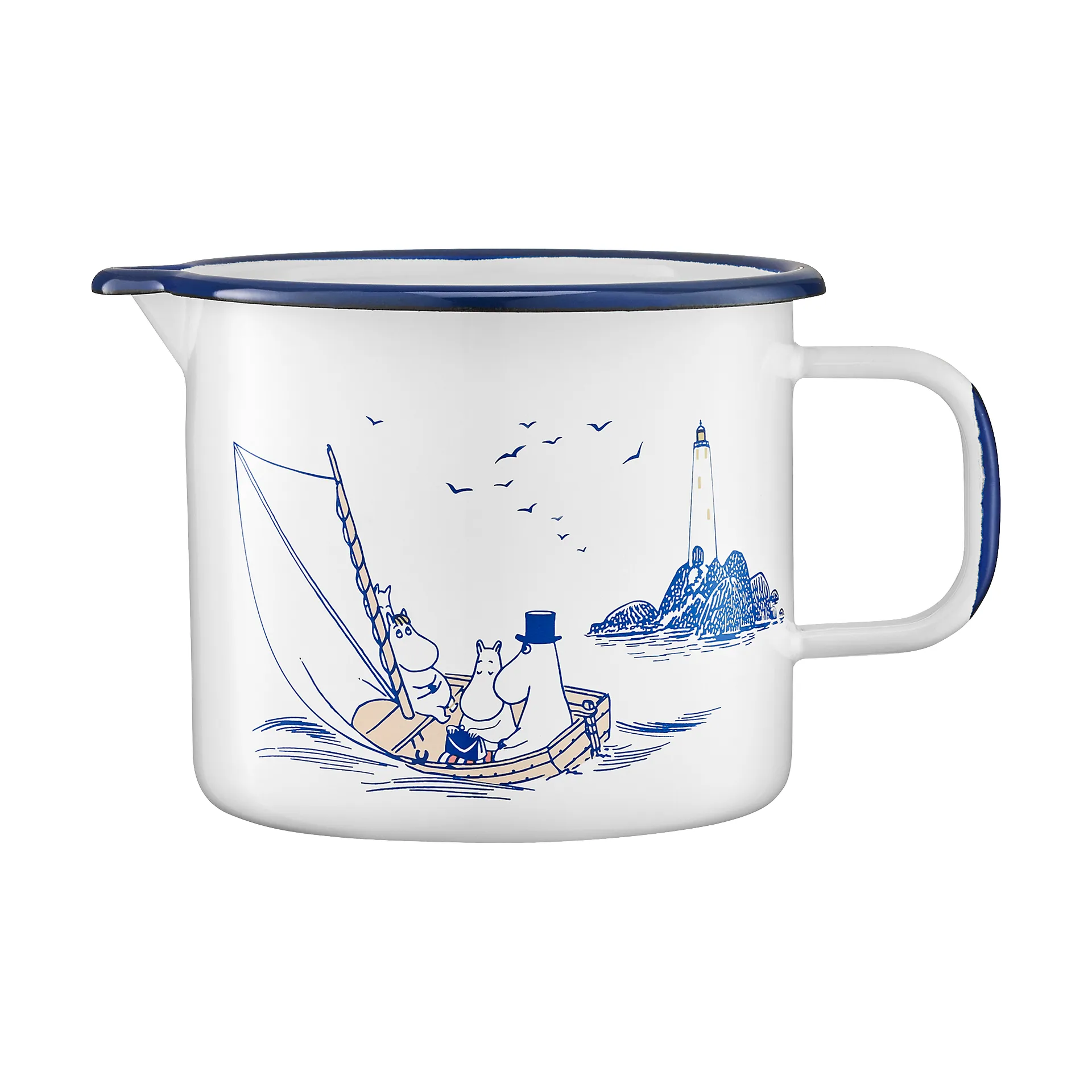 姆明 Enamel 水壶/水瓶 1.3L, Sailors Muurla