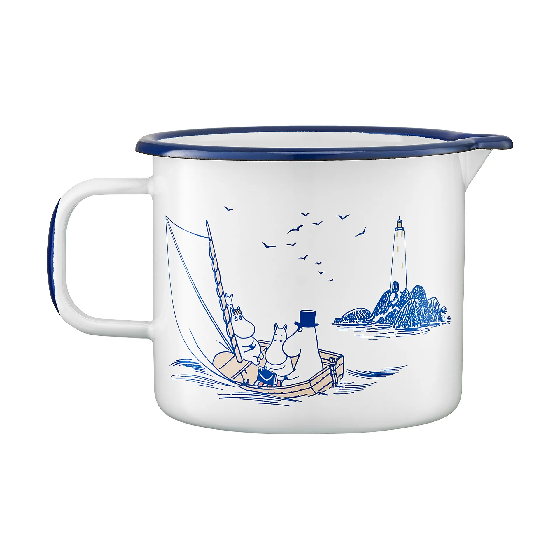 姆明 Enamel 水壶/水瓶 1.3L, Sailors Muurla