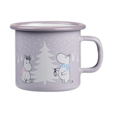 姆明 enamel 马克杯 25 cl - Snowfall - Muurla