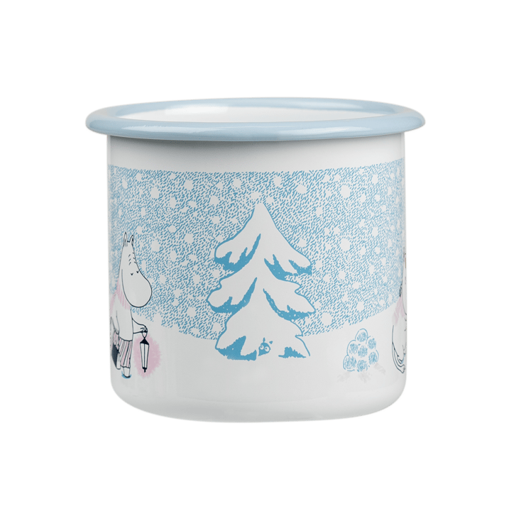 姆明 enamel 马克杯 37 cl, Let it 雪白 Muurla