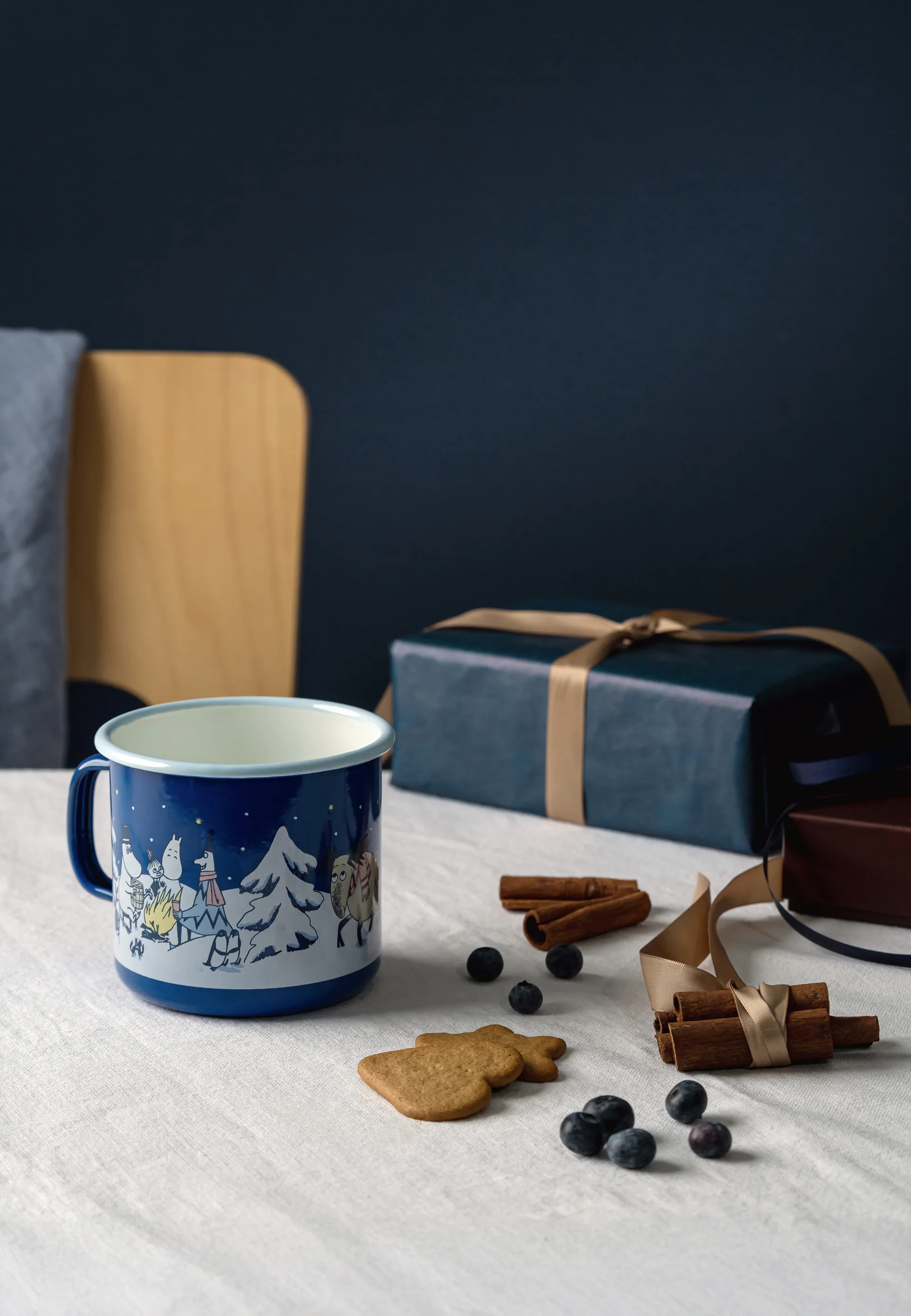 姆明 enamel 马克杯 80 cl, Starry night Muurla