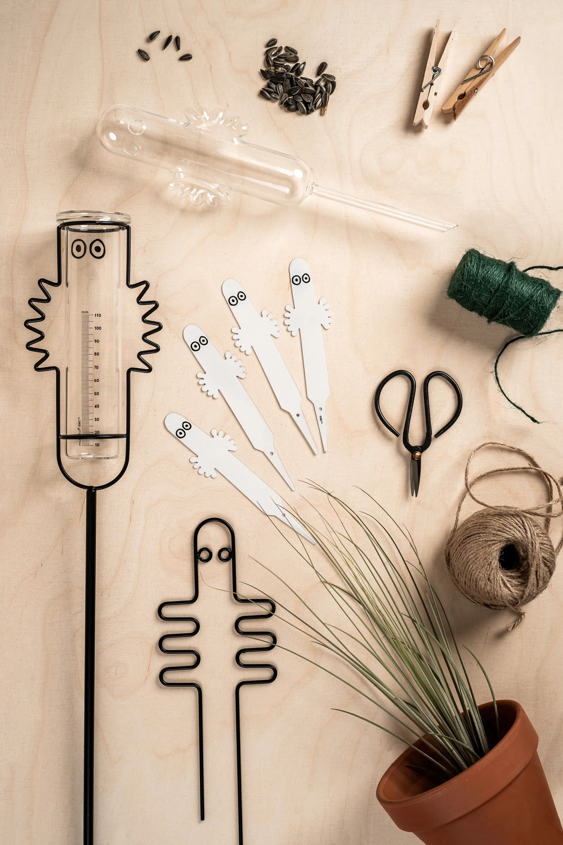 Hattifattener watering 玻璃, 透明 Muurla