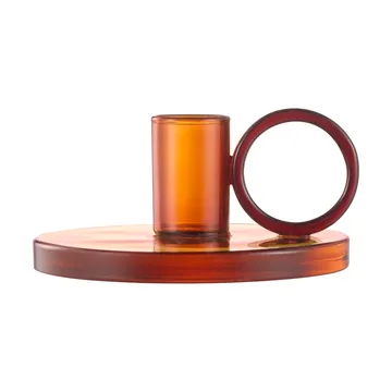 Loop 烛台 Ø11 cm - Amber - Muurla