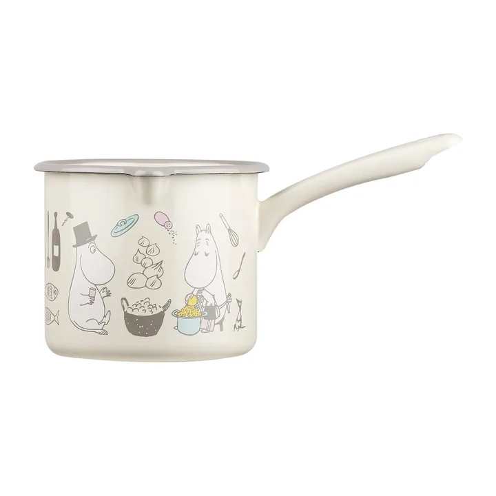 Moomin Bon Appétit 奶锅 1.3升 - 米色 - Muurla