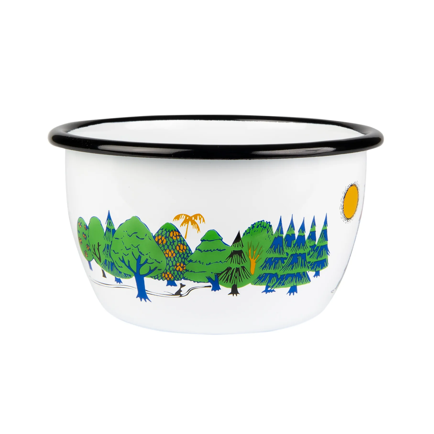 Moomin Colors enamel 碗  60 cl, Moomin valley Muurla