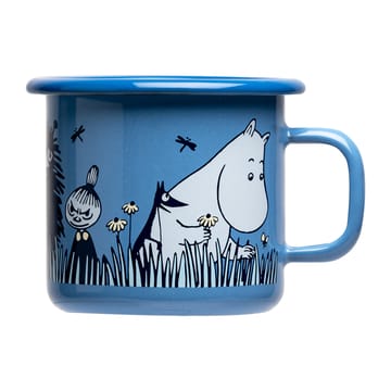 Moomin enamel 马克杯 friends 25 cl - 蓝色 - Muurla